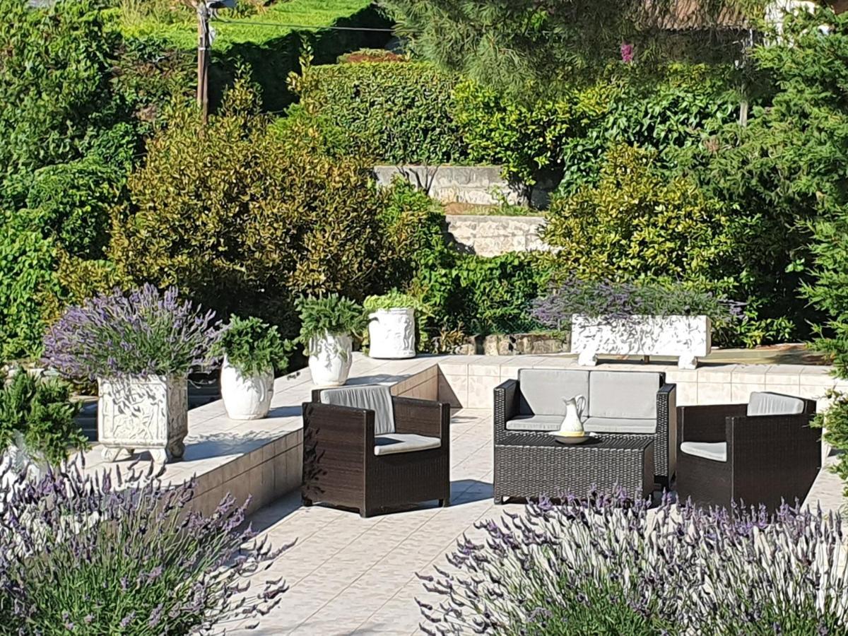 Haus mit Garten über der Bucht von Cannes Vallauris Exterior foto