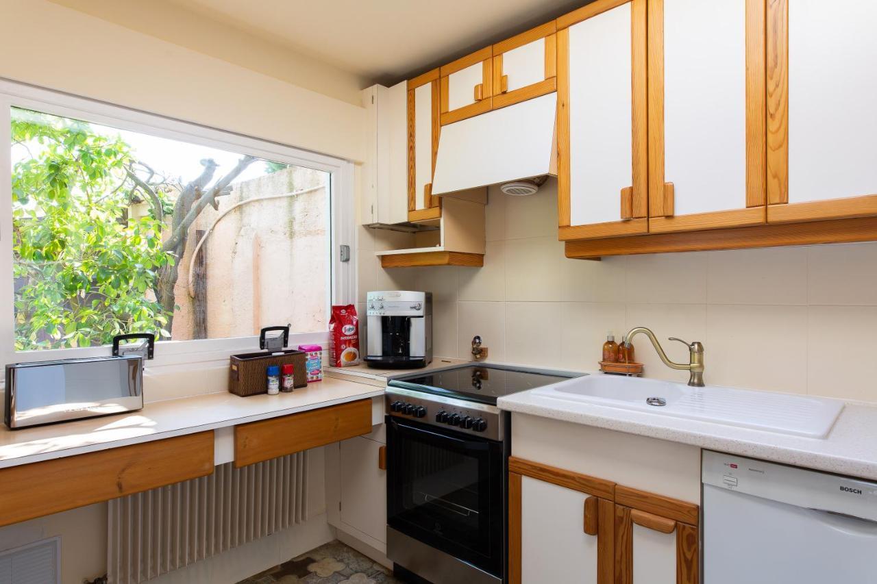 Haus mit Garten über der Bucht von Cannes Vallauris Exterior foto